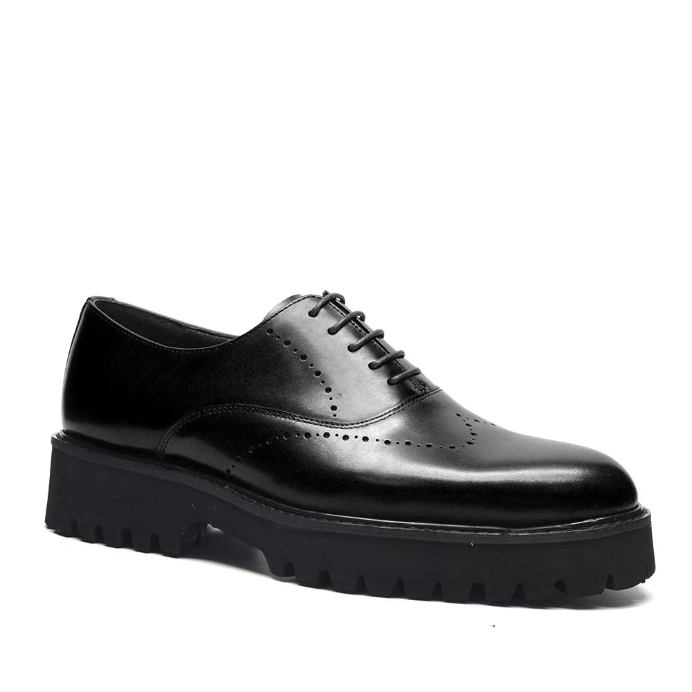 Men's Genuine Leather Oxford Sneakers