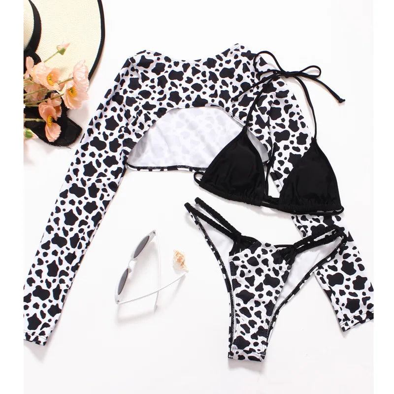 Women's Leopard Print Bikini Set