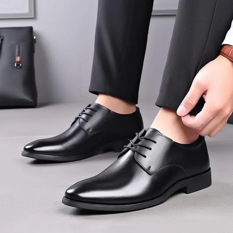 Men's Leather Business Dress Shoes