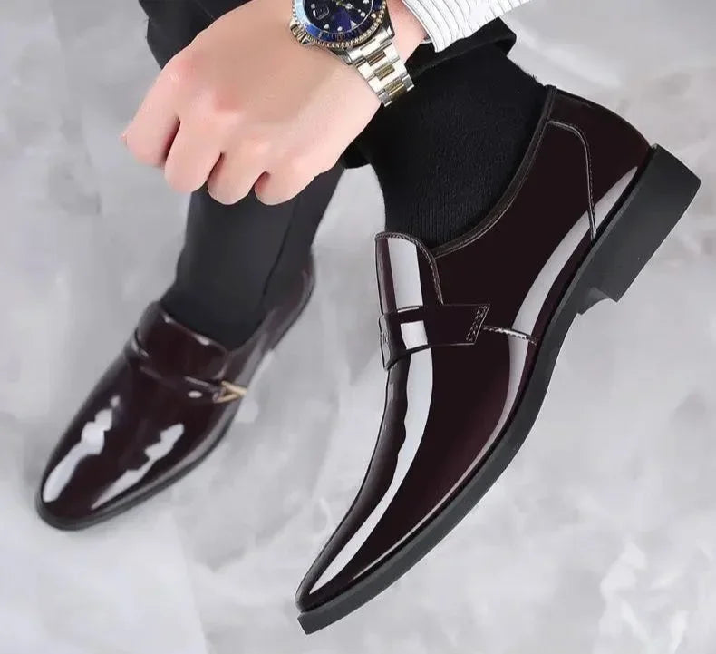 Men's Leather Business Dress Shoes