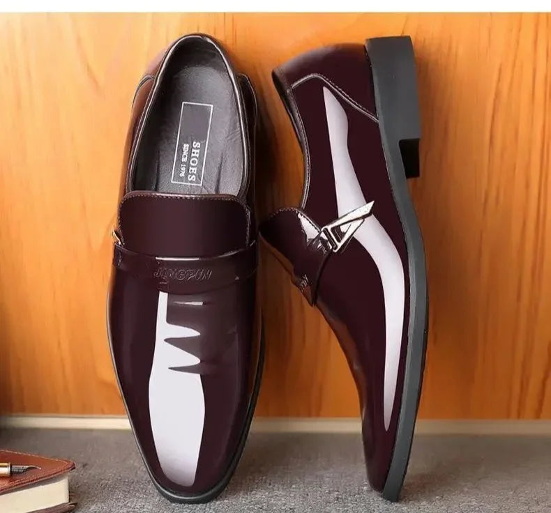 Men's Leather Business Dress Shoes