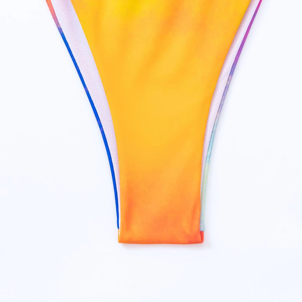 Women's Long Sleeve Split Bikini Set