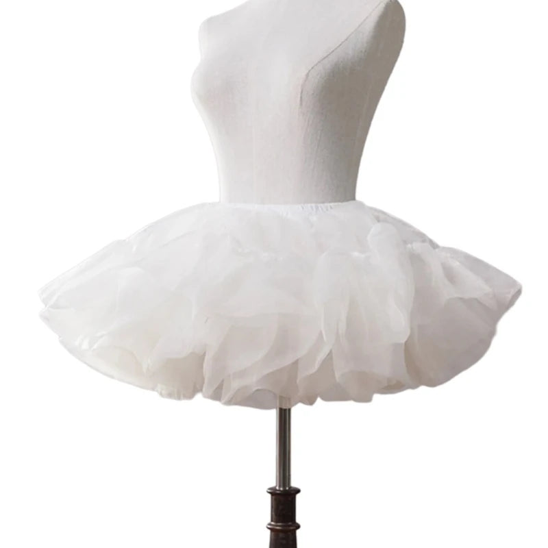 Women's 6-Layer Tulle Ruffled Petticoat