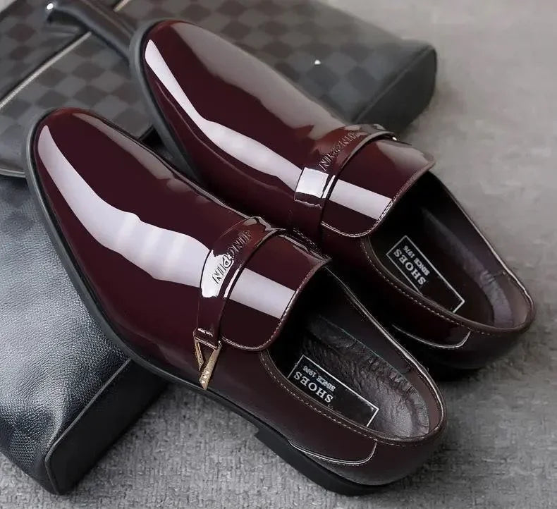 Men's Leather Business Dress Shoes
