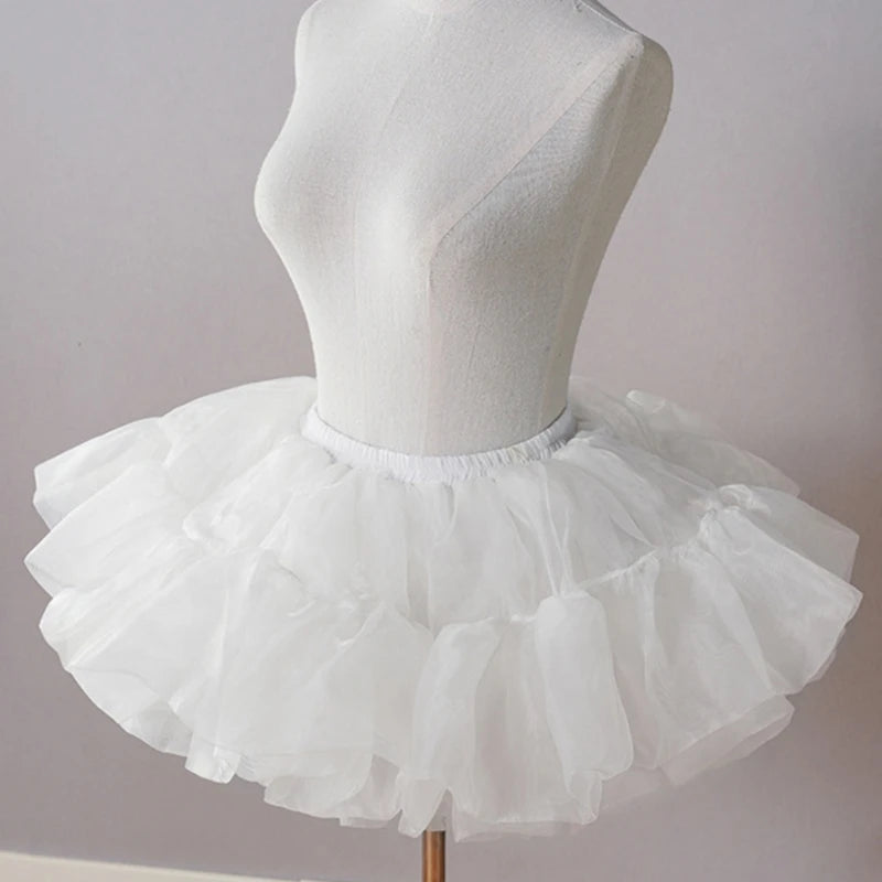 Women's 6-Layer Tulle Ruffled Petticoat