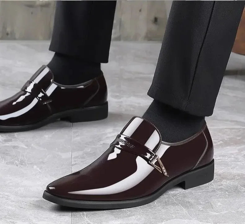 Men's Leather Business Dress Shoes