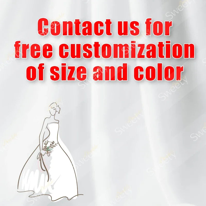 Boho Embroidered Organza Wedding Dress