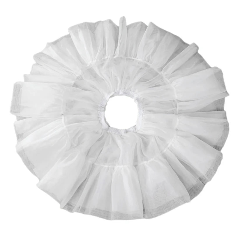 Women's 6-Layer Tulle Ruffled Petticoat