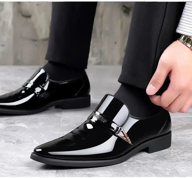 Men's Leather Business Dress Shoes