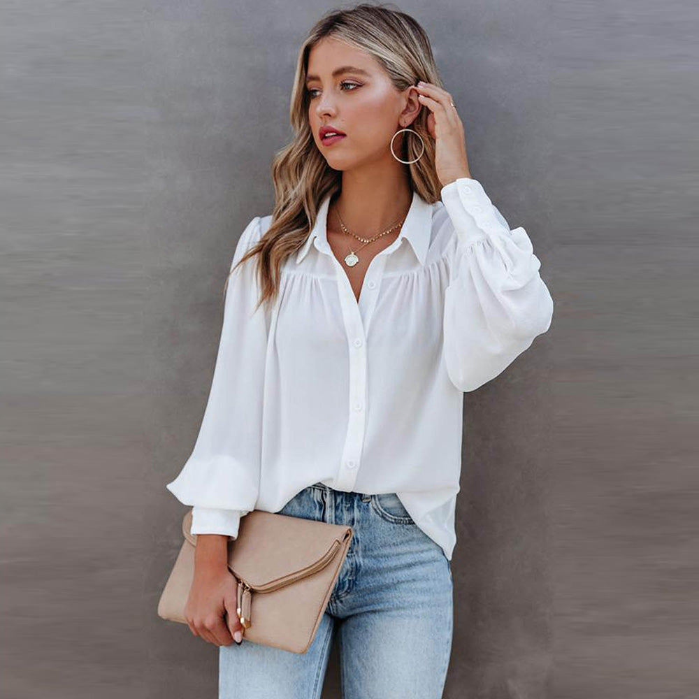 Solid Color Thin Shirt