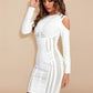 Sexy Women Long Sleeve HL Bandage  Dress